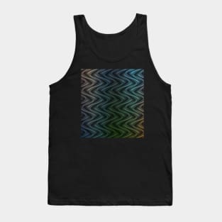 Geometric Abstract Waves Tank Top